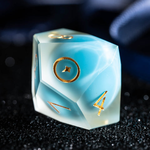 URWizards D&D Resin Jelly Gummies Engraved Dice Set Multi-faceted Style