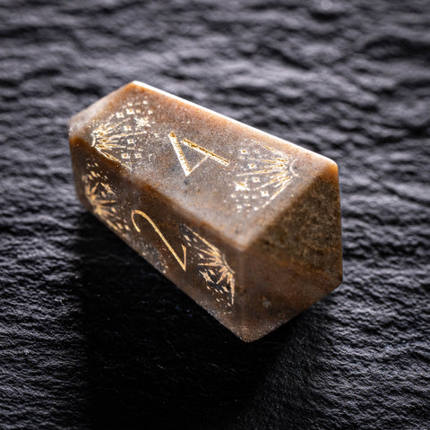 URWizards D&D Petrified Wood Set Crystal Shape Tarot Style