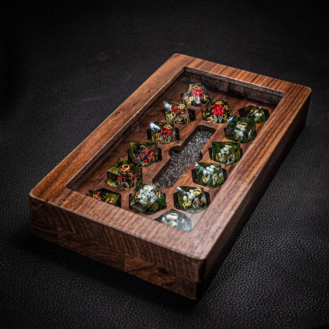 URWizards Walnut D&D Dice Display Box