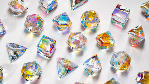 Multi-Facted Prism Glass Dice II