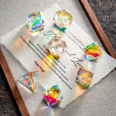 Multi-Facted Prism Glass Dice II