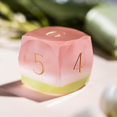 URWizards D&D Resin Guava Jelly Dice Set Multi-faceted Style