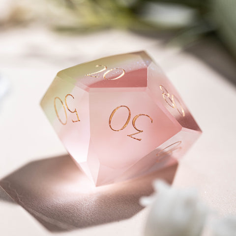 URWizards D&D Resin Guava Jelly Dice Set Multi-faceted Style