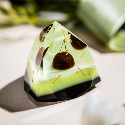 URWizards D&D Resin Avocado Dice Set Multi-faceted Style
