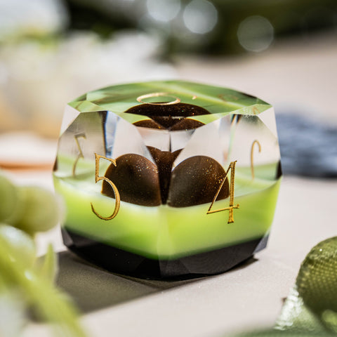 URWizards D&D Resin Avocado Dice Set Multi-faceted Style