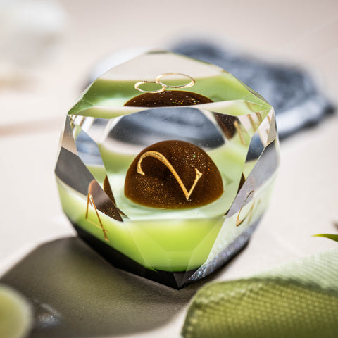 URWizards D&D Resin Avocado Dice Set Multi-faceted Style