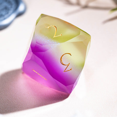 URWizards D&D Resin Grape Jelly Dice Set Multi-faceted Style