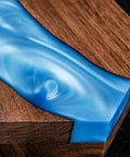 URWizards Walnut & Resin D&D Dice Box Blue Glitter - Urwizards