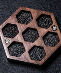 URWizards Engraved Walnut D&D Dice Box Meow - Urwizards
