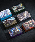 URWizards D&D Starry Liquid Heart Resin Engraved Dice Set Tarot - Urwizards