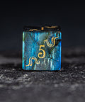URWizards Dnd Engraved Labradorite Dice Set Cthulhu Style - Urwizards