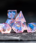 URWizards D&D Fairy Resin Engraved Dice Set YEET & OOF - Urwizards