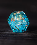 URWizards D&D Ocean Resin Engraved Dice Set YEET & F*CK - Urwizards