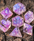URWizards D&D Fairy Resin Engraved Dice Set Blossom - Urwizards