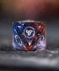 URWizards D&D Resin Dawn Glitter Engraved Dice Set Nordic Style - Urwizards