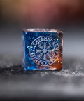 URWizards D&D Resin Dawn Glitter Engraved Dice Set Nordic Style - Urwizards