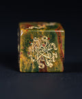 URWizards Dnd Engraved Indian Agate Dice Set Cthulhu Style - Urwizards
