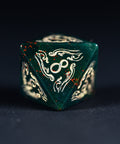 URWizards Dnd Engraved Indian Agate Dice Set Cthulhu Style - Urwizards