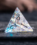 URWizards D&D Blast Prism Glass Engraved Dice Set YEET & F*CK - Urwizards