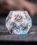 URWizards D&D Blast Prism Glass Engraved Dice Set YEET & F*CK - Urwizards