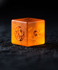 URWizards D&D Lava Glass Raised Dice Set Moon Star Style - Urwizards
