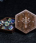 URWizards Engraved Walnut D&D Dice Box Sheika - Urwizards