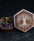URWizards Engraved Walnut D&D Dice Box Tree - Urwizards