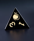 URWizards D&D Obsidian Engraved Dice Set Pixel Art RPG - Urwizards