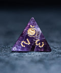 URWizards D&D Amethyst Engraved Dice Set Pixel Art RPG - Urwizards