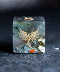 URWizards D&D Bloodstone Engraved Dice Set Dragon Style - Urwizards