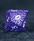 URWizards D&D Hollowed Metal Dice Set Alchemy Core Purple - Urwizards