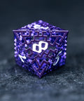 URWizards D&D Hollowed Metal Dice Set Alchemy Core Purple - Urwizards