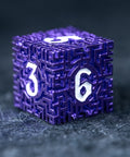 URWizards D&D Hollowed Metal Dice Set Alchemy Core Purple - Urwizards
