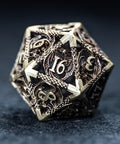URWizards D&D Hollowed Metal Dice Set Dragon Grey - Urwizards