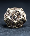 URWizards D&D Hollowed Metal Dice Set Dragon Grey - Urwizards
