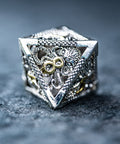 URWizards D&D Hollowed Metal Dice Set Cthulhu Silver - Urwizards