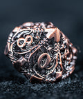 URWizards D&D Hollowed Metal Dice Set Dragon Red - Urwizards