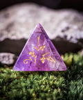 URWizards Dnd Amethyst Gemstone Engraved Dice Set Plant Vine Style - Urwizards