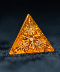 URWizards D&D Blast Lava Glass Engraved Dice Set Lunar Eclipse - Urwizards