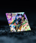 URWizards D&D Dichroic Glass Engraved Dice Set Lunar Eclipse Gold Inked - Urwizards