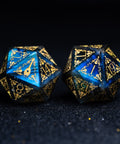 URWizards D&D Labradorite Engraved Dice Set Bard Style - Urwizards