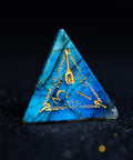 URWizards D&D Labradorite Engraved Dice Set Bard Style - Urwizards