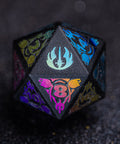 URWizards Obsidian Raised Plating Number Dice Set Star Wars - Urwizards