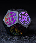 URWizards Obsidian Raised Plating Number Dice Set Star Wars - Urwizards