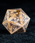 URWizards D&D Picture Jasper Engraved Dice Set Lunar Eclipse - Urwizards
