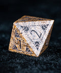 URWizards D&D Picture Jasper Engraved Dice Set Lunar Eclipse - Urwizards