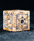 URWizards D&D Picture Jasper Engraved Dice Set Lunar Eclipse - Urwizards