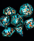 URWizards D&D Sharp Edge Eternal Forest Resin Dice Set - Urwizards
