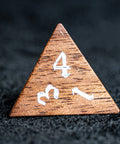 URWizards D&D Walnut Wood Dice Set - Urwizards