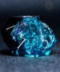 URWizards D&D Ice Glitter Resin Engraved Dice Set Fuck You Fuck Me Style - Urwizards